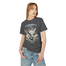 Load image into Gallery viewer, Angel Graphic Tee — "Defined by Quality, Driven by Community" Cotton T‑Shirt