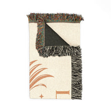 Load image into Gallery viewer, Emblematic Woven Throw Blanket — Vintage Crest Phoenix Design (LSC)