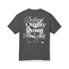 Load image into Gallery viewer, Angel Graphic Tee — "Defined by Quality, Driven by Community" Cotton T‑Shirt