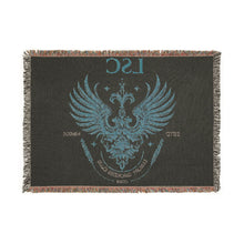 Load image into Gallery viewer, Emblematic Woven Throw Blanket — Vintage Crest Phoenix Design (LSC)
