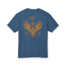 Load image into Gallery viewer, Emblem Eagle Tee — LSC Vintage Crest Graphic Cotton Shirt
