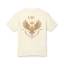 Load image into Gallery viewer, Emblem Eagle Tee — LSC Vintage Crest Graphic Cotton Shirt
